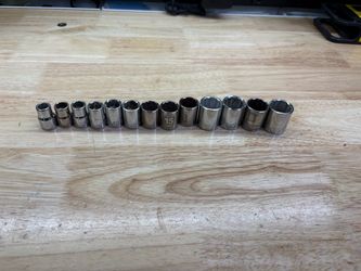 Craftsman 3/8 drive SAE sockets