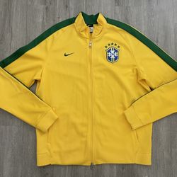 Nike 2014 World Cup Brazil Anthem Track Jacket Men’s Size XL Brasil