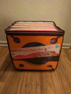 New!! Foam floor tiles (20 tiles & 30 connectors) 70"X56".... $70