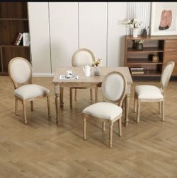 Set of 8 French Country Dining Chairs