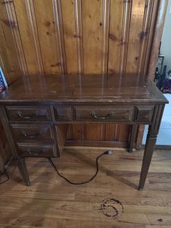 Wood sewing table/desk
