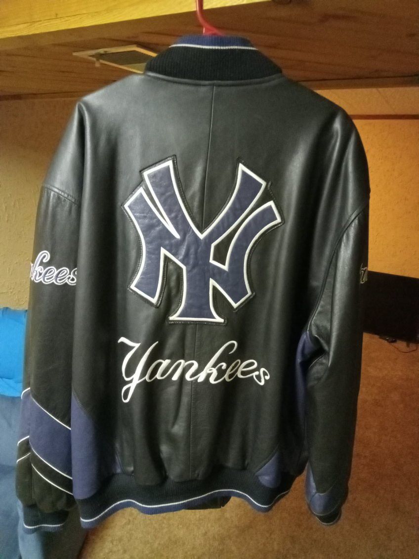 Vintage Leather New York Yankees Jacket