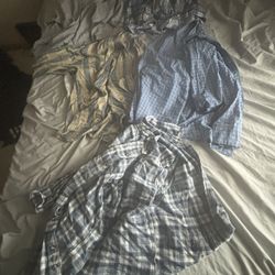 Lot of 6 Vintage Men Flannels