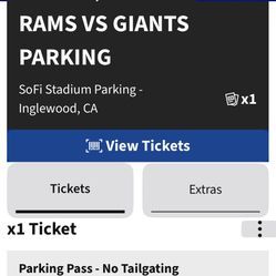 Rams Vs Giants Tickets And Parking