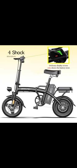 500W Black Foldable E-Bike