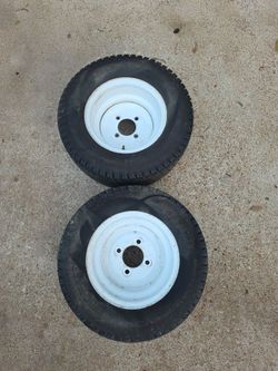 20x8.00-10 Carlisle Turf Master Tires & Rims – $60 Pair