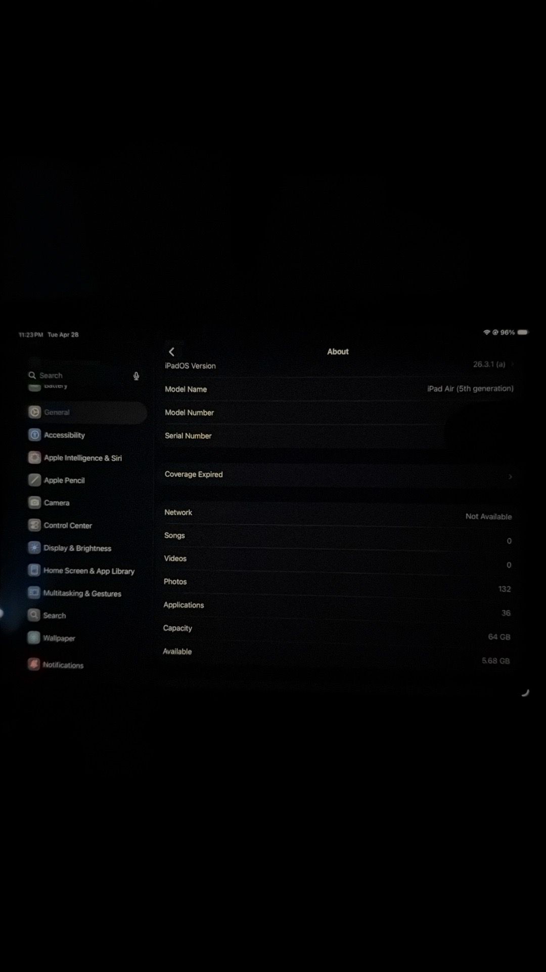 IPAD AIR GEN 5 64 GB