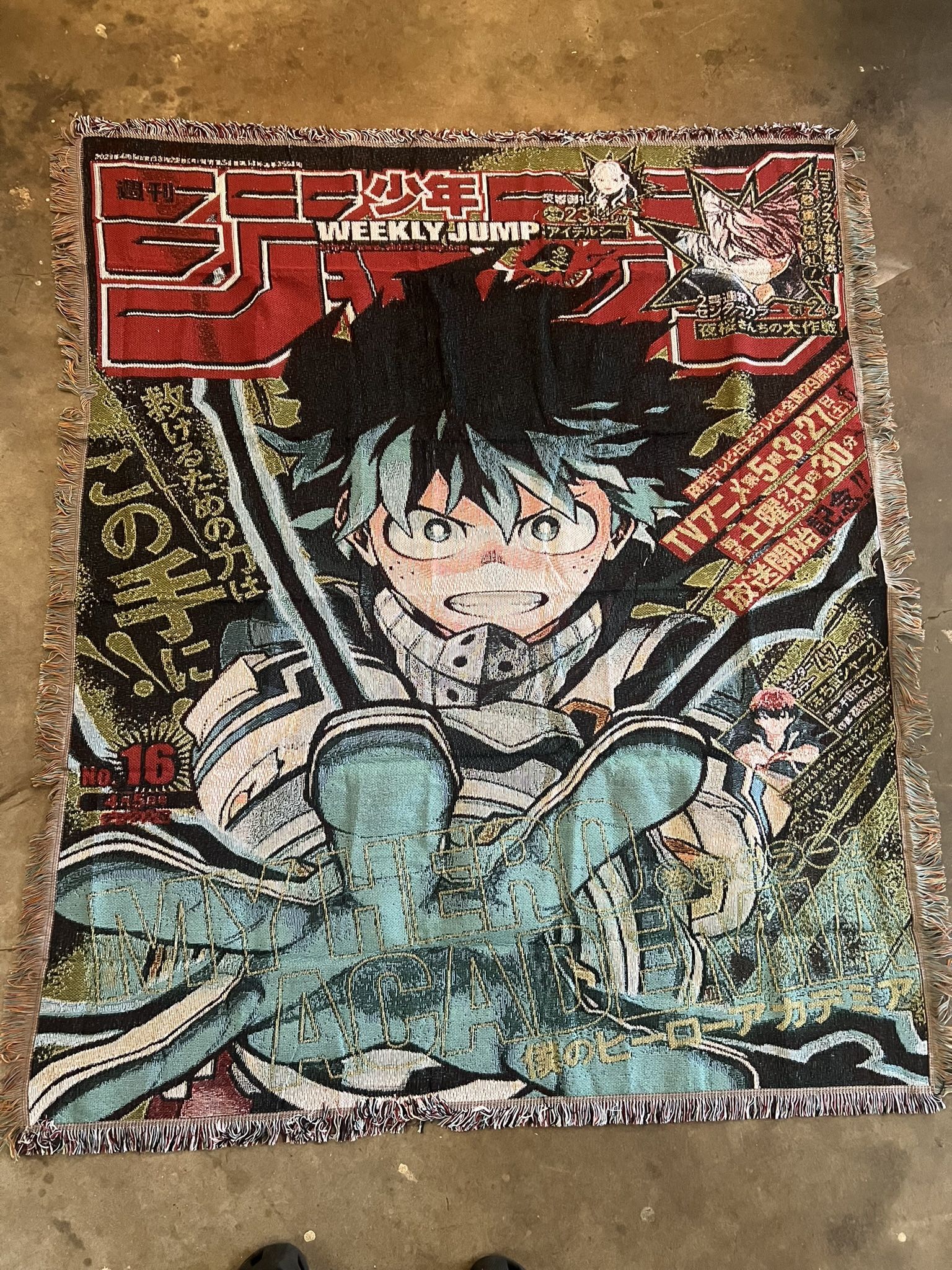 My Hero Academia Anime Woven Tapestry/Blanket/Rug
