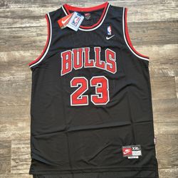 Michael Jordan (all Sizes) Black/red Throwback Classic Chicago Bulls Basketball Jerseys 