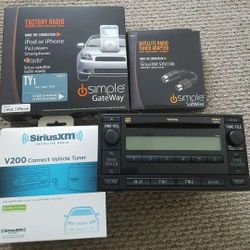 Toyota Car Radio/CD from 4Runner + SiriusXM Kit