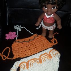 Set De Moana A Crochet