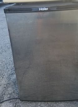 Stainless mini fridge