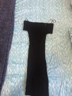Stretchy black little dress
