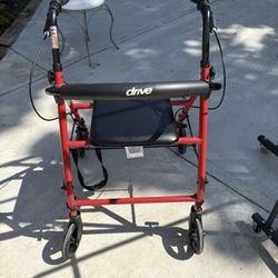 Walker With Seat, Excellent Condition