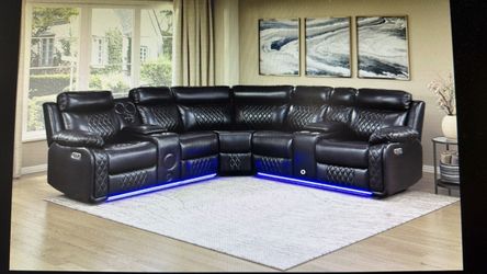 Sectionals Recliner Power or Manual in Stock// Disponibles