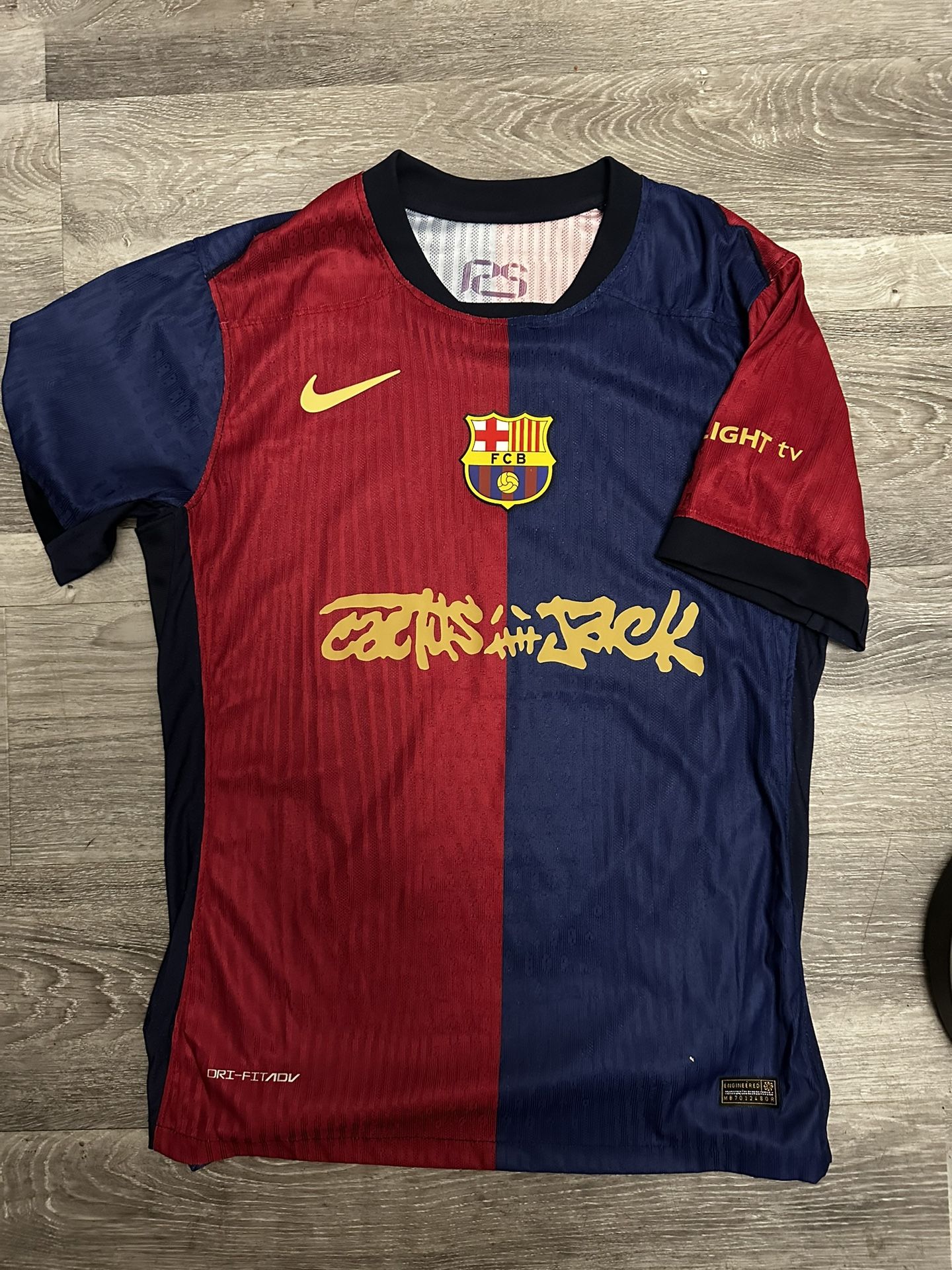 Lamine yamal travis scott barca jersey