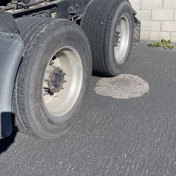 Super Single Aluminum Rims, Tires Alcoa