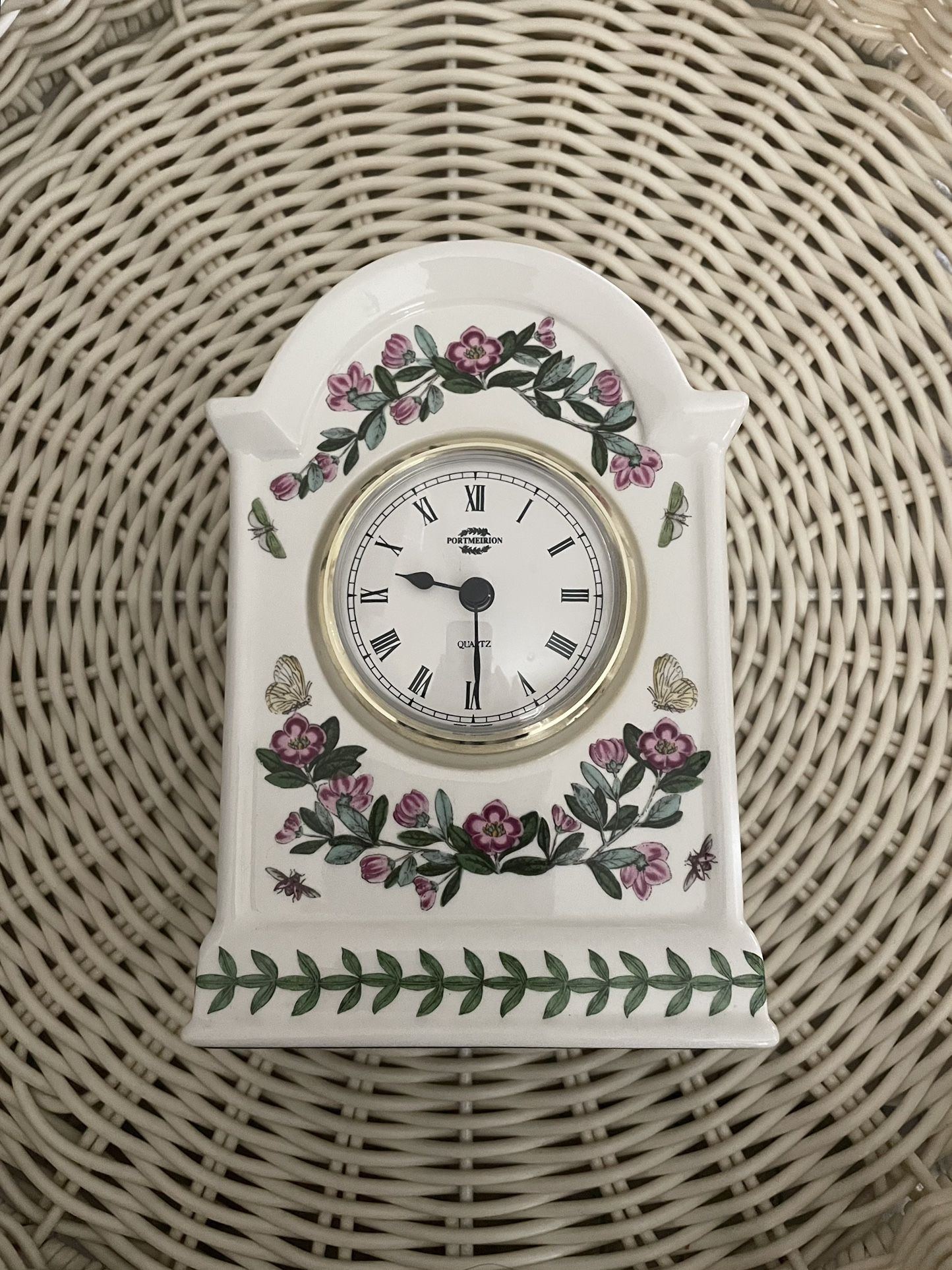 Portmeirion Botanic Garden Mantel Clock