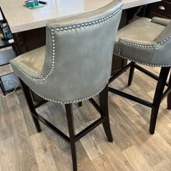 Bar Stools  Leather Padded 
