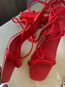 Red Aldo shoes