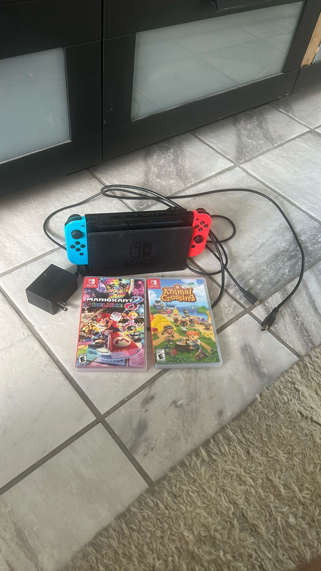 Nintendo Switch And 2 Games