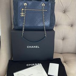 Authentic Chanel Denim Bag 