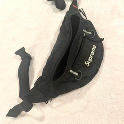 Black Supreme Waist Bag (SS19)