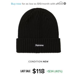Supreme “overdyed” Beanie SS20