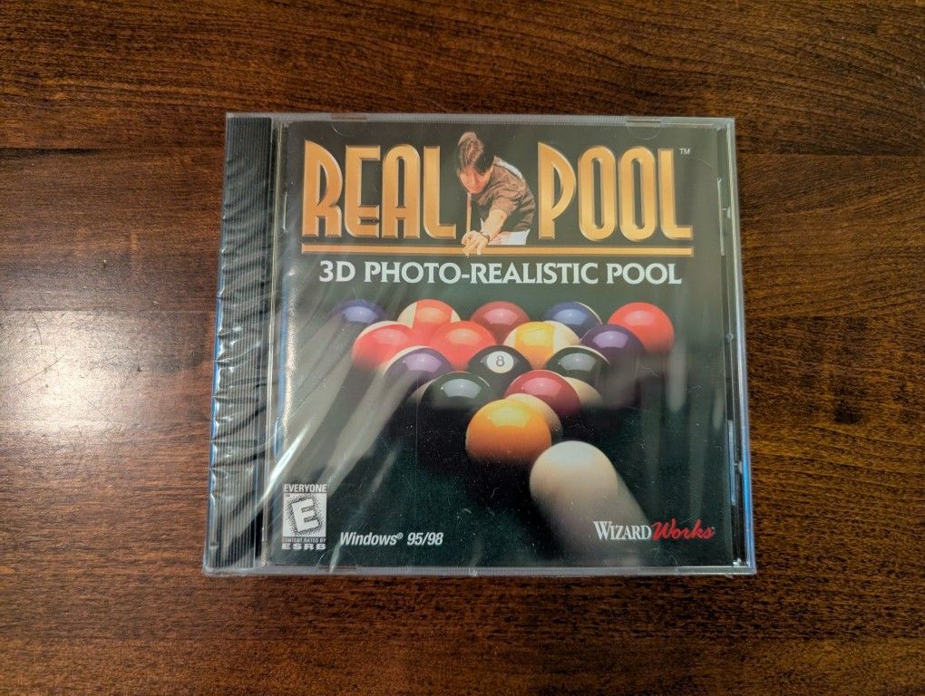 New Vintage 1998 Real Pool 3D Photo-Realistic Pool