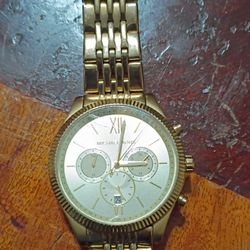Micheal kors mens gold watch