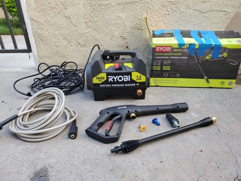 RYOBI 1,600 PSI 1.2 GPM Electric Pressure Washer