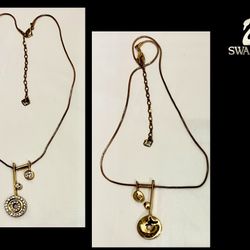 Swarovski rare music note necklace. 