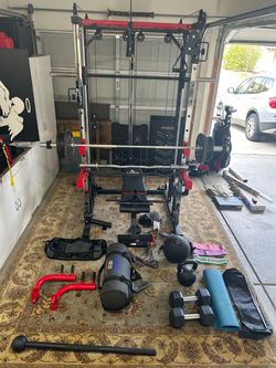 COMPLETE HOME GYM / GARAGE GYM SETUP
