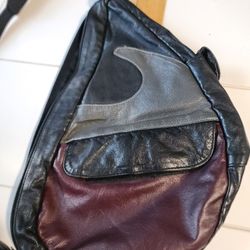 Unisex Leather Crossbody Bag