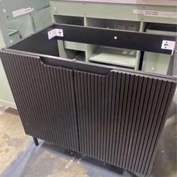 New assembled 30" Black Bathroom Vanity NO Sink Modern Freestanding Bathroom Vanity