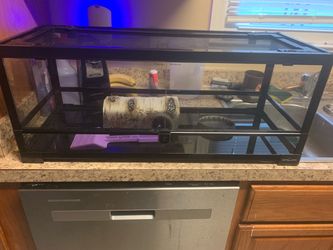 Reptizoo Glass Reptile Terrarium Enclosure