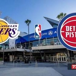 Detroit Pistons Vs Los Angeles Lakers Section 101 