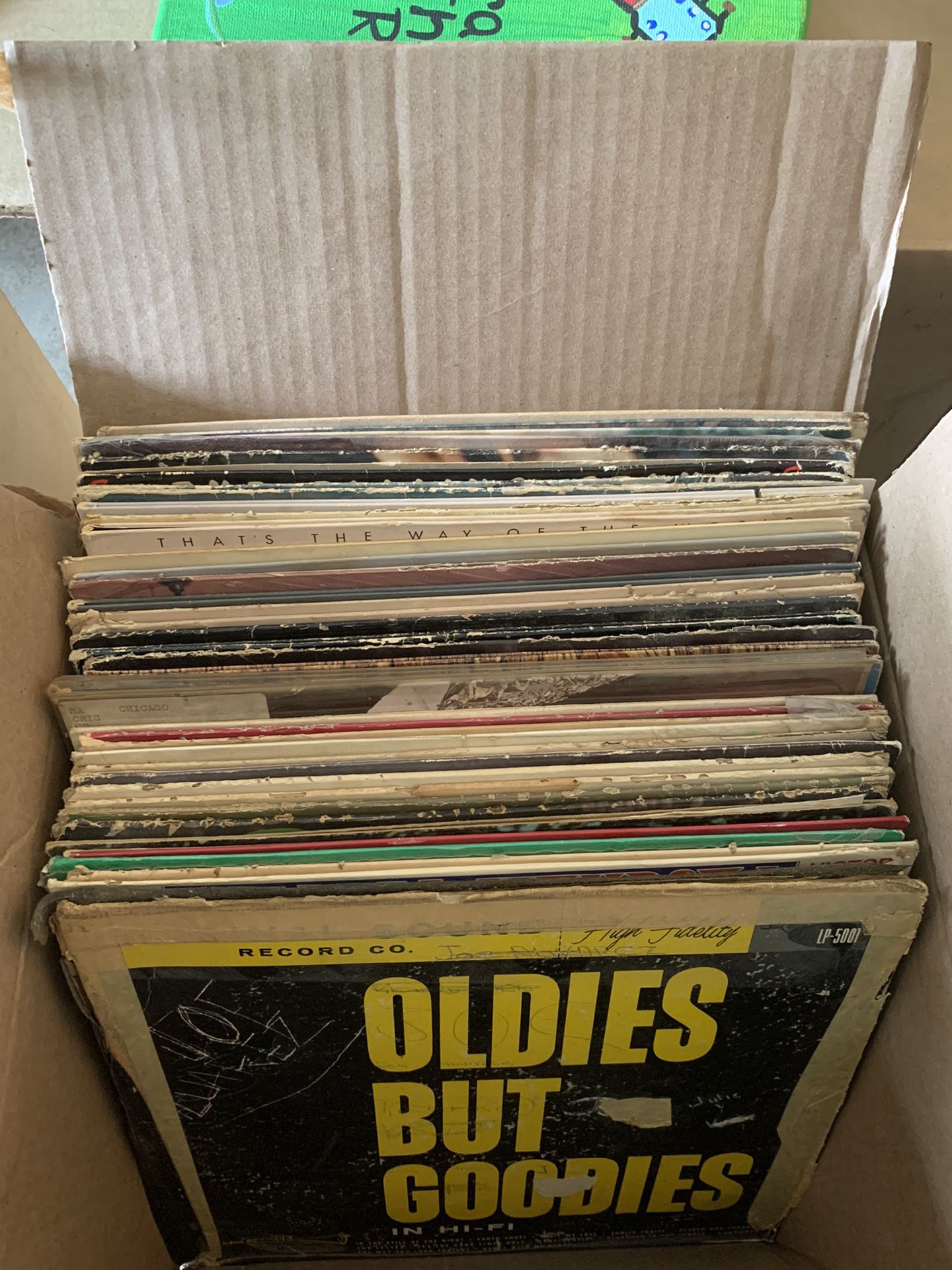 Free box of miscellaneous records