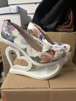 Clearance! Size 6.5 And 7 Womens Heels Platform Sandals Block Heels Party Wedding Event 