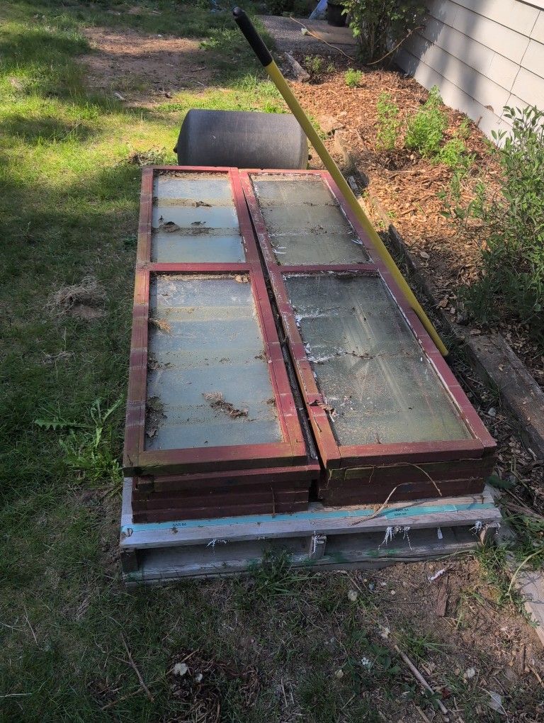 Glass Green House Pieces