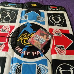Mad Catz Beat Pad Dance Mat for Sony Playstation 2 PS2 Dance Factory: Dance to Any Music CD (PlayStation 2 / PS2) NEW SEALED – Dancing 