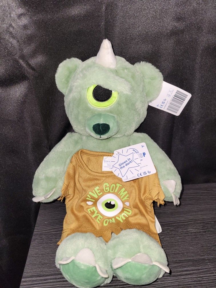 BUILD-A-BEAR BEARCLOPS W SHIRT NWT