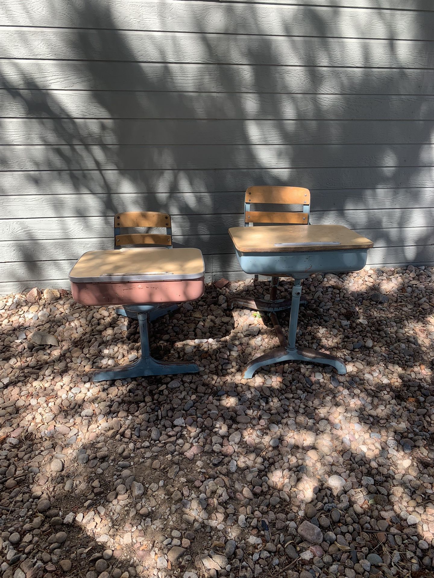 Vintage School Desks