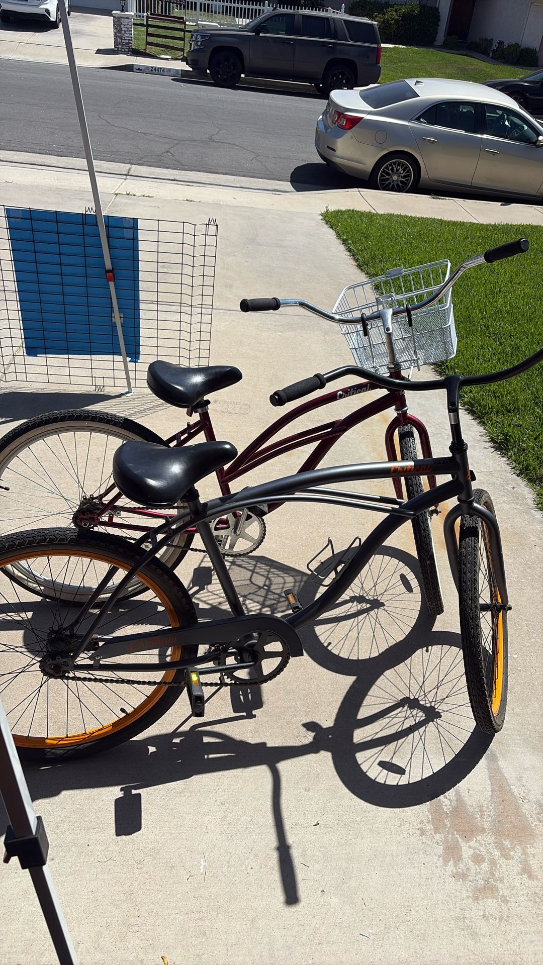 2 Cruiser Bikes