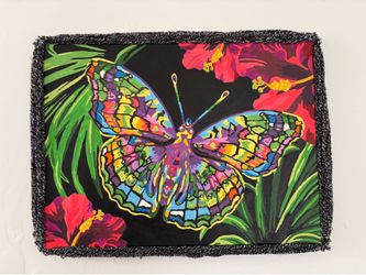 Colorful Tropical Butterfly Wall Art