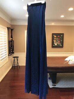 Midnight Blue Shimmery Prom/Homecoming Dress  SMALL