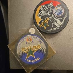 Dallas Stars 1999 Champions  Hockey Pucks 