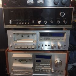 Vintage Recievers And Cassette Decks 