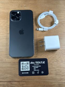 📱 iPhone 12 Pro Max | 128GB | Graphite | Verizon Only | Hablo Español