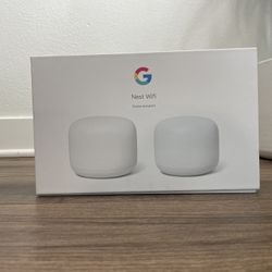Google Nest WiFi Router And Point Mesh 